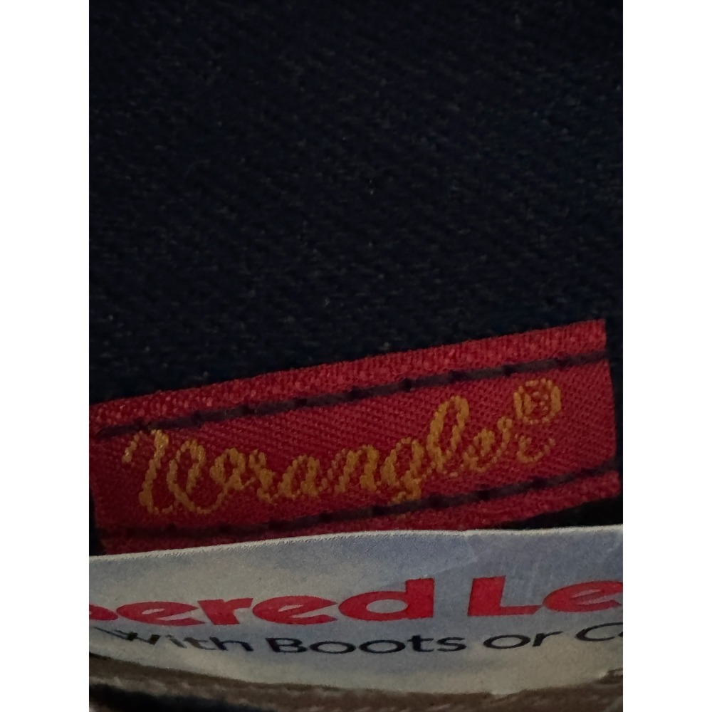 Vintage Wrangler 14MWZ Cowboy Cut Tapered Leg Indigo Blue Denim Jeans NWT - Picture 11 of 12